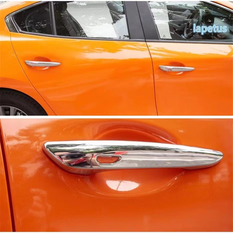 Embellecedor de Manija de Puerta con Patrón de Fibra de Carbono para Mazda CX-60