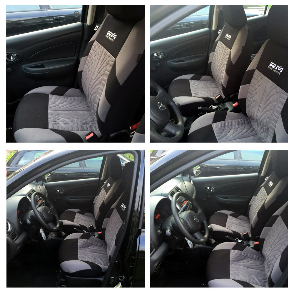Cubiertas Universales para Asientos de Coche Set de 4 Piezas con Bordado