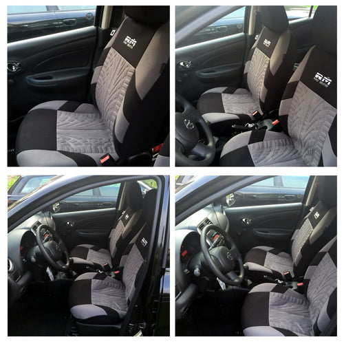 Cubiertas Universales para Asientos de Coche Set de 4 Piezas con Bordado