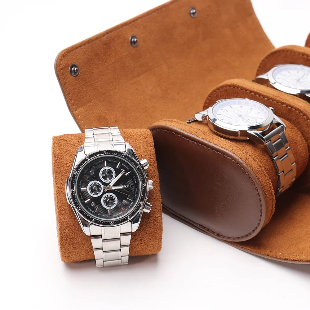 Estuche de Viaje para Relojes de 3 Espacios