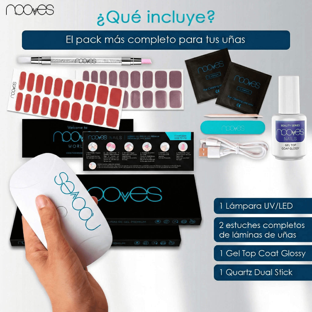 Starter Kit Beauty Red - Pack de Iniciación con Top Coat - Crimson Red - Ruby Claret-1