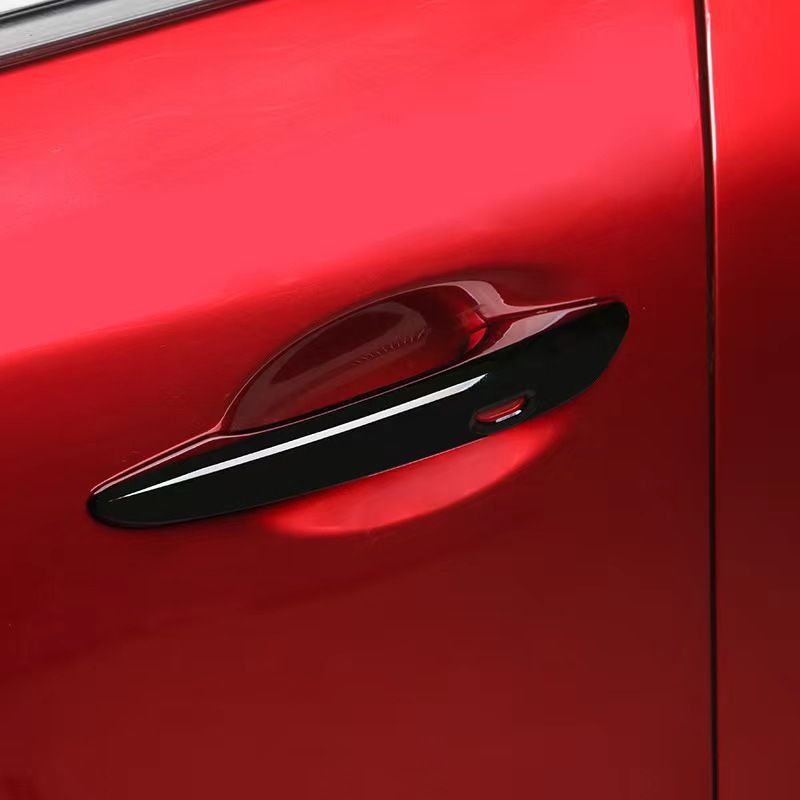 Embellecedor de Manija de Puerta con Patrón de Fibra de Carbono para Mazda CX-60